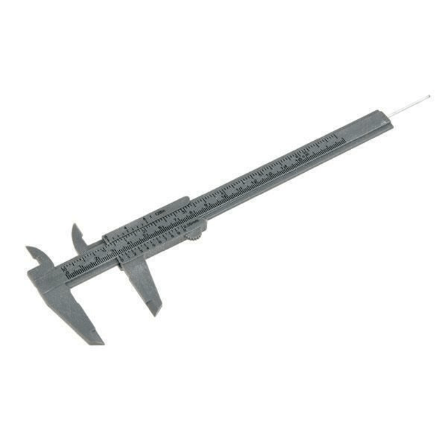 6" 150mm Plastic Caliper Vernier Gauge Ruler CALIPER 6 inches PLASTIC 150MM