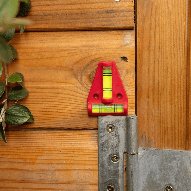 Small T-Shaped Mini Spirit Level 2 way mini red self leveling handy tools easy
