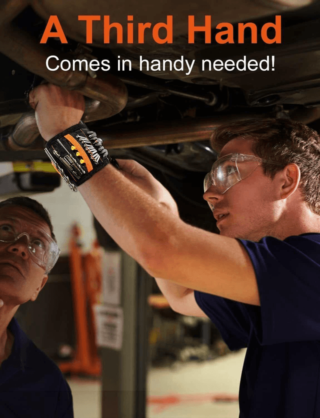 Magnetic Wristband 15 Powerful Magnets Belt for Holding Tools Nails Drill bits