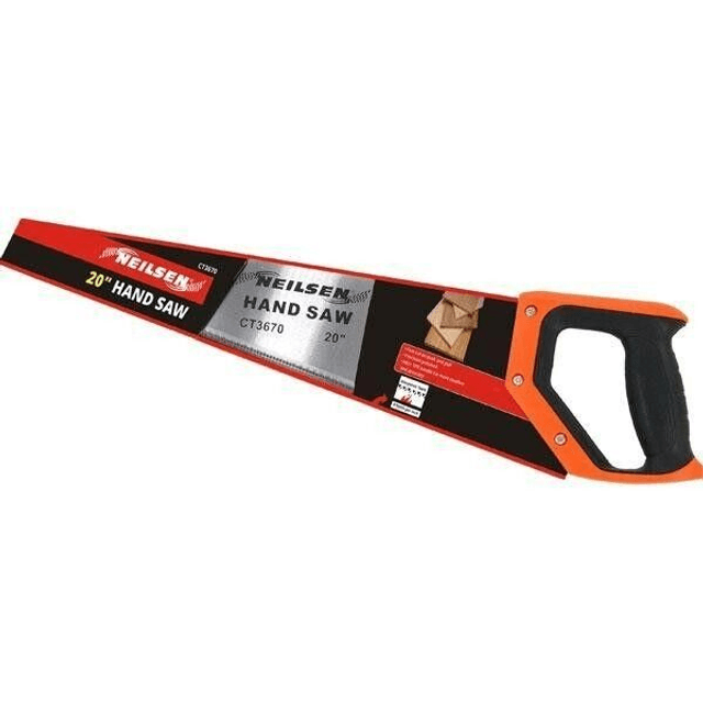 Neilsen 20&quot; Triple Ground HardPoint Fast Cut Wood Hand Saw Wood Carpentry